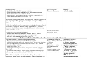 Lietuvių kalbos Ilgalaikis planas 6 klasei. Paveikslėlis 4