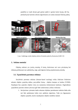 Skraidančių mikro objektų sekimas Flying mikro object tracking. Paveikslėlis 7