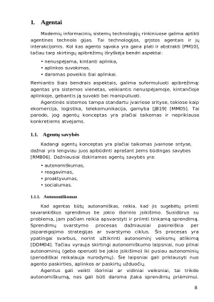 Projektavimo šablonų taikymas saviorganizuojančių sistemų decentralizuotam koordinavimui jgyvendinti. Paveikslėlis 8
