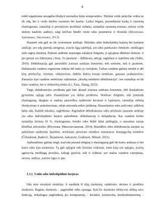 GINTARO RŪGŠTIES POVEIKIS DEHIDRATUOTAI, ELASTINGUMĄ PRARADUSIAI VEIDO ODAI. Paveikslėlis 10