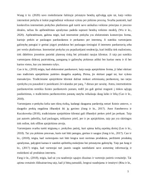 Elektroninės prekybos veiksnių įtaka klientų pasitenkinimui ir ketinimui pirkti internetinėse parduotuvėse ir verslo platformose. Paveikslėlis 5