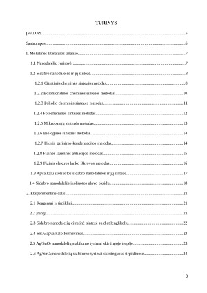 SIDABRO-ALAVO OKSIDO NANODALELIŲ SINTEZĖ IR STABILUMAS. Paveikslėlis 2