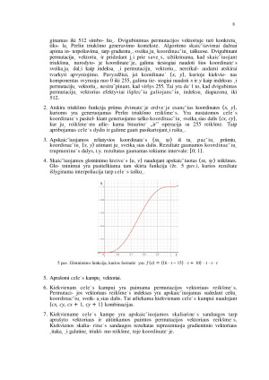 Atsitiktine˙s planetos reljefo generavimas. Paveikslėlis 8