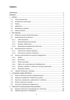 Pirkimų viešinimo proceso automatizavimas su RPA sistema UiPath. Paveikslėlis 2
