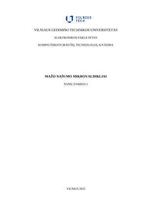 Mažo našumo mikrovaldikliai. Paveikslėlis 1