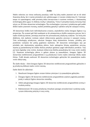 3D avatarų pritaikymo tvarios mados versle galimybių tyrimas. Paveikslėlis 9