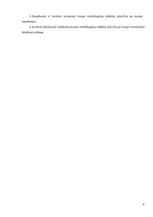 Šunų kraujo transfuzija. Recipiento kraujo morfologiniai pokyčiai po kraujo transfuzijos. Paveikslėlis 8