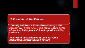 Istorinė ir Kultūrinė XX a. Vidurio Situacija. Paveikslėlis 5