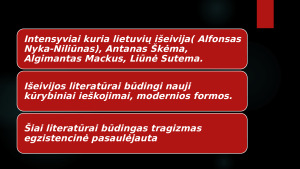 Istorinė ir Kultūrinė XX a. Vidurio Situacija. Paveikslėlis 6