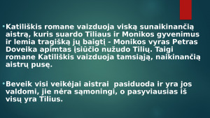 Marius Katiliškis „Miškais ateina ruduo“: Gaivališkos prigimties aistra. Paveikslėlis 6