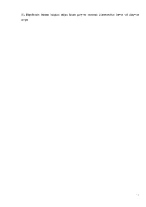 Avių virškinamojo trakto nematodų rezistentiškumas antihelmintinėms medžiagoms Marijampolės rajone. Paveikslėlis 10