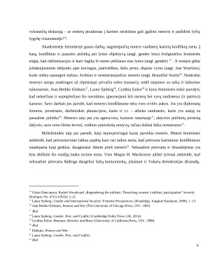 FEMINIZMAS MILITARIZACIJOS SĄLYGOMIS ARMĖNIJOS ATVEJO ANALIZĖ. Paveikslėlis 6