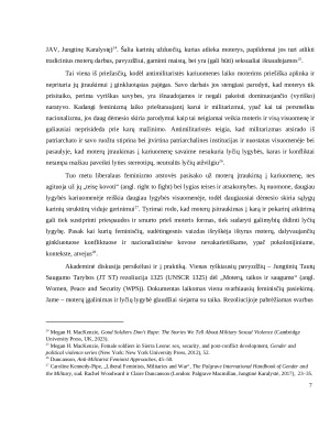 FEMINIZMAS MILITARIZACIJOS SĄLYGOMIS ARMĖNIJOS ATVEJO ANALIZĖ. Paveikslėlis 7
