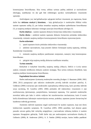 TAUTINIO TAPATUMO DISKURSO FORMAVIMAS TIKLAVEIKOS VISUOMENĖJE. Paveikslėlis 9