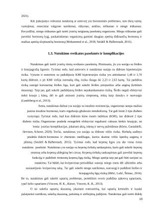 AEROBINIŲ PRATIMŲ POVEIKIS, MOTERŲ, TURINČIŲ ANTSVORĮ IR NUTUKIMĄ, KŪNO KOMPOZICIJAI, AEROBINIAM PAJĖGUMUI, NUOTAIKAI IR KONGNITYVIĄJAI FUNKCIJAI. Paveikslėlis 10