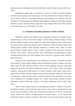 AEROBINIŲ PRATIMŲ POVEIKIS, MOTERŲ, TURINČIŲ ANTSVORĮ IR NUTUKIMĄ, KŪNO KOMPOZICIJAI, AEROBINIAM PAJĖGUMUI, NUOTAIKAI IR KONGNITYVIĄJAI FUNKCIJAI. Paveikslėlis 8