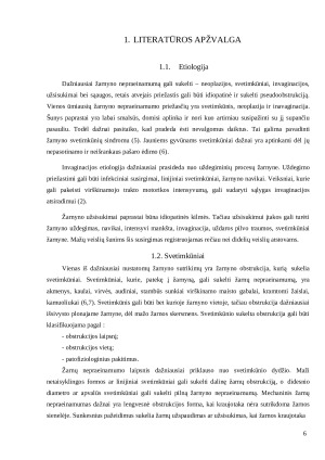 Šunų žarnyno nepraeinamumo etiologija ir pasireiškimas. Paveikslėlis 6