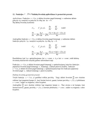 Kurso Matematika 1 egzamino klausimai. Paveikslėlis 8