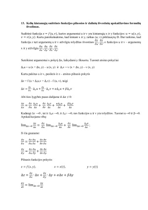 Kurso Matematika 1 egzamino klausimai. Paveikslėlis 9