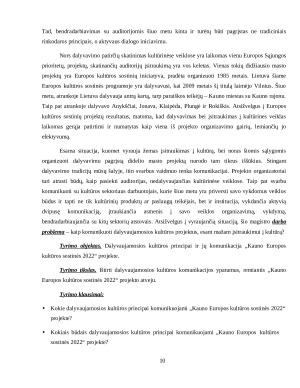 DALYVAUJAMOSIOS KULTŪROS PRINCIPAI IR JŲ TAIKYMAS KAUNO EUROPOS KULTŪROS SOSTINĖS 2022 PROJEKTO KOMUNIKACIJOJE. Paveikslėlis 10