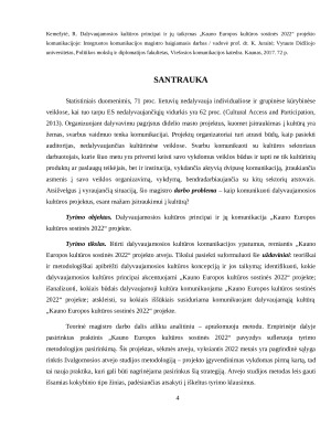 DALYVAUJAMOSIOS KULTŪROS PRINCIPAI IR JŲ TAIKYMAS KAUNO EUROPOS KULTŪROS SOSTINĖS 2022 PROJEKTO KOMUNIKACIJOJE. Paveikslėlis 4