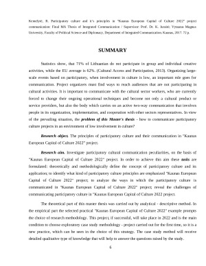 DALYVAUJAMOSIOS KULTŪROS PRINCIPAI IR JŲ TAIKYMAS KAUNO EUROPOS KULTŪROS SOSTINĖS 2022 PROJEKTO KOMUNIKACIJOJE. Paveikslėlis 6