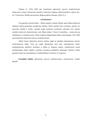 VDA 4500 TIPO KONTEINERIŲ PALETAVIMO PROCESO MODERNIZAVIMO EFEKTYVUMO TYRIMAS. Paveikslėlis 3