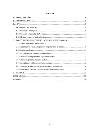 VDA 4500 TIPO KONTEINERIŲ PALETAVIMO PROCESO MODERNIZAVIMO EFEKTYVUMO TYRIMAS. Paveikslėlis 4