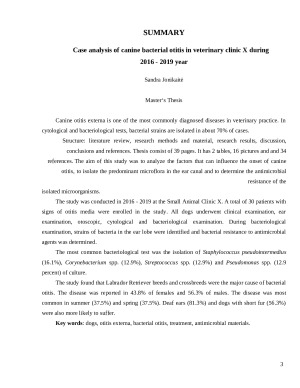 Šunų bakterinio otito atvejų analizė 2016 – 2019 m. X klinikoje. Paveikslėlis 3