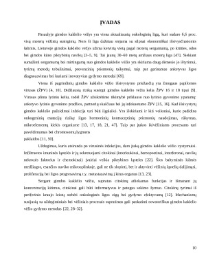 CITOKINŲ (INF-β, INF-γ ir IL-1β) IR GIMDOS KAKLELIO VĖŽIO SĄSAJOS. Paveikslėlis 10