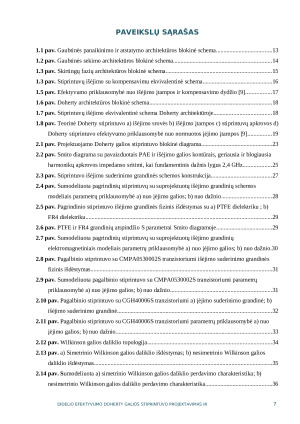 DIDELIO EFEKTYVUMO DOHERTY GALIOS STIPRINTUVO PROJEKTAVIMAS IR TYRIMAS. Paveikslėlis 4
