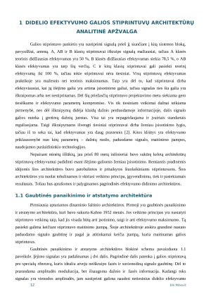 DIDELIO EFEKTYVUMO DOHERTY GALIOS STIPRINTUVO PROJEKTAVIMAS IR TYRIMAS. Paveikslėlis 9