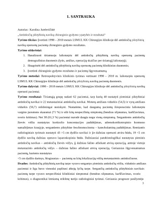 ANTINKSČIŲ PIKTYBINIŲ NAVIKŲ CHIRURGINIO GYDYMO YPATYBĖS IR REZULTATAI. Paveikslėlis 3