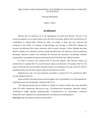 Bakterijų paplitimas sergančių šunų odoje ir jų jautrumas antibiotikams. Paveikslėlis 6