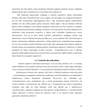 Bakterijų paplitimas sergančių šunų odoje ir jų jautrumas antibiotikams. Paveikslėlis 9