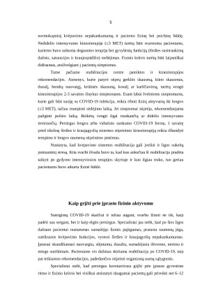 FIZINIS AKTYVUMAS PERSIRGUS COVID19. Paveikslėlis 5