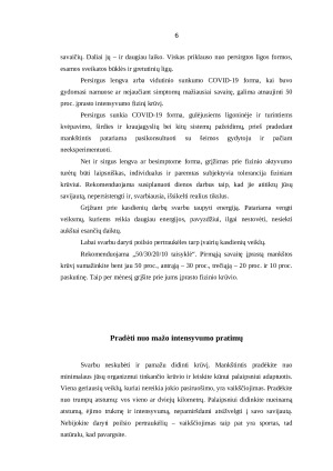 FIZINIS AKTYVUMAS PERSIRGUS COVID19. Paveikslėlis 6