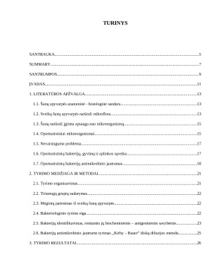 SVEIKŲ ŠUNŲ APYVARPĖS MIKROFLOROS IR ANTIMIKROBINIO JAUTRUMO TYRIMAS. Paveikslėlis 2