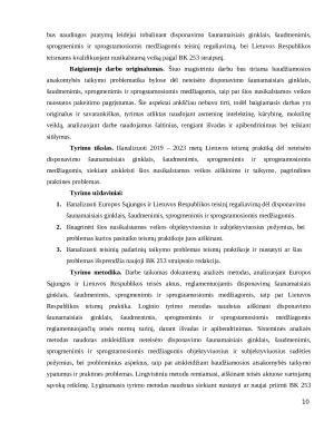 NETEISĖTAS DISPONAVIMAS ŠAUNAMAISIAIS GINKLAIS, ŠAUDMENIMIS, SPROGMENIMIS AR SPROGSTAMOSIOMIS MEDŽIAGOMIS (BK 253 STRAIPSNIS). Paveikslėlis 10