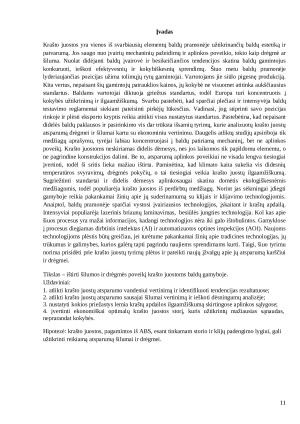 Krašto juostų atsparumo šilumai ir drėgmei baldų gamyboje tyrimas. Paveikslėlis 8