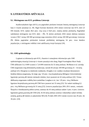 ANKSTYVAS MIOKARDO INFARKTAS RIZIKOS VEIKSNIAI IR KLINIKINIAI RADINIAI. Paveikslėlis 10