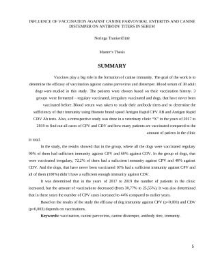 Vakcinacijos nuo šunų parvovirusinio enterito ir maro įtaka antikūnų kiekiui kraujo serume. Paveikslėlis 5