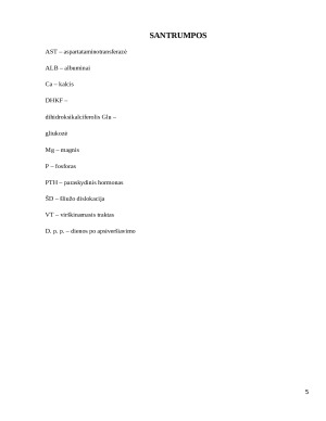 Hipokalcemijos įtaka karvių ligų po atvedimo pasireiškimui tirtame ūkyje. Paveikslėlis 5