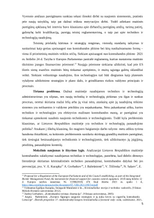 LIETUVOS RESPUBLIKOS MUITINĖJE KONTRABANDOS SULAIKYMUI NAUDOJAMA TECHNIKA IR TECHNOLOGIJOS PRAKTIKA IR TENDENCIJOS. Paveikslėlis 5