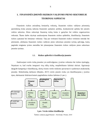 FINANSINĖS ĮMONĖS RIZIKOS VALDYMO VERTINIMAS. Paveikslėlis 5