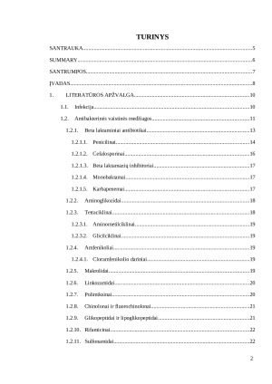 Dažniausiai naudojamos antibakterinės medžiagos šunims. Paveikslėlis 2