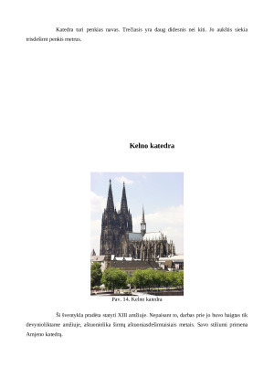 Romaninio (normaninio) ir gotikinio architektūros stilių pastatų apžvalga bei jų panašumai ir skirtumai. 2 namų darbas. Paveikslėlis 10