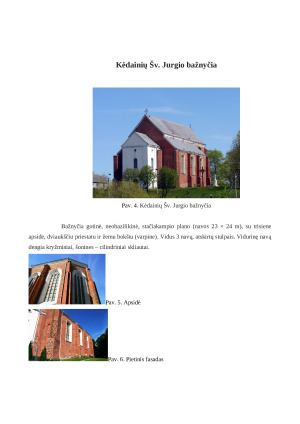 Romaninio (normaninio) ir gotikinio architektūros stilių pastatų apžvalga bei jų panašumai ir skirtumai. 2 namų darbas. Paveikslėlis 5