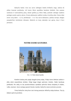 Romaninio (normaninio) ir gotikinio architektūros stilių pastatų apžvalga bei jų panašumai ir skirtumai. 2 namų darbas. Paveikslėlis 9