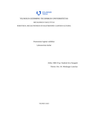 Pramoniniai loginiai valdikliai. Laboratoriniai darbai. Paveikslėlis 1